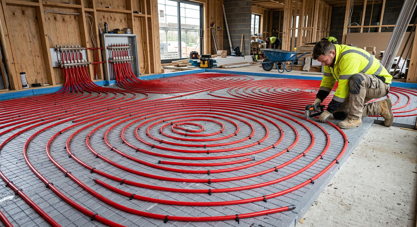 Installation de plancher chauffant hydraulique à Saint-Maur-des-Fossés 94