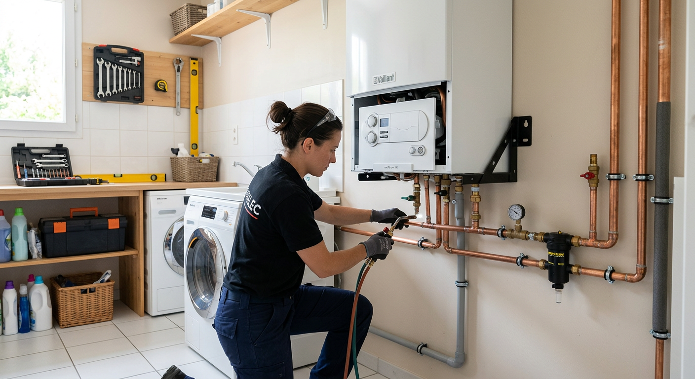 Remplacement de chaudière à condensation par un chauffagiste à Saint-Maur-des-Fossés