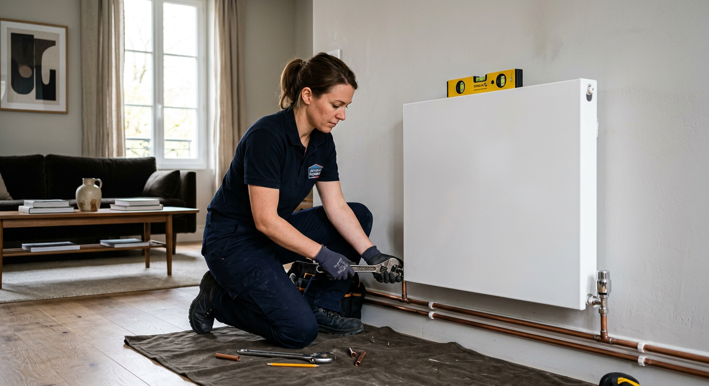 Installation de radiateur et robinet thermostatique à Saint-Maur-des-Fossés
