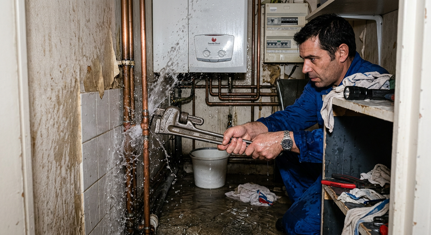 Réparation urgente fuite d'eau sur tuyauterie cuivre à Saint-Maur-des-Fossés